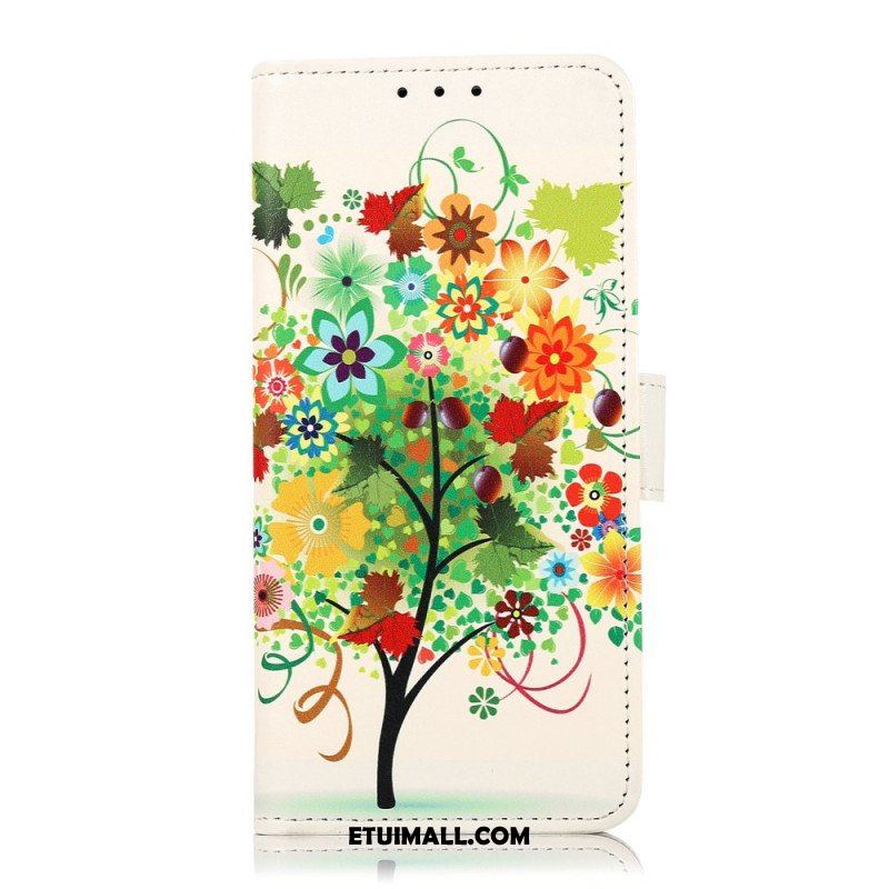 Etui Folio do Samsung Galaxy M23 5G Kwitnące Drzewo