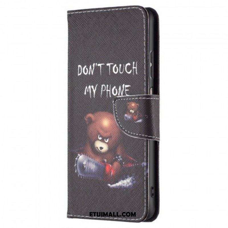 Etui Folio do Samsung Galaxy M23 5G Niebezpieczny Niedźwiedź