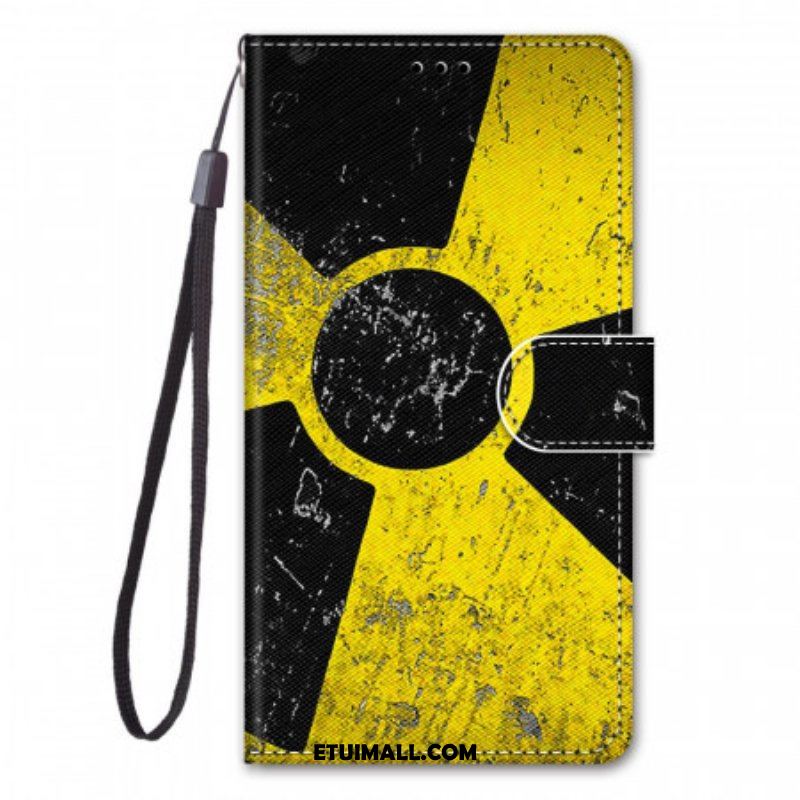 Etui Folio do Samsung Galaxy M23 5G z Łańcuch Zagrożenie Smyczą