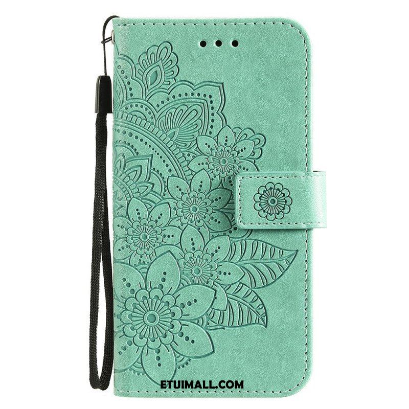 Etui Folio do Samsung Galaxy M32 Kwiatowa Mandala