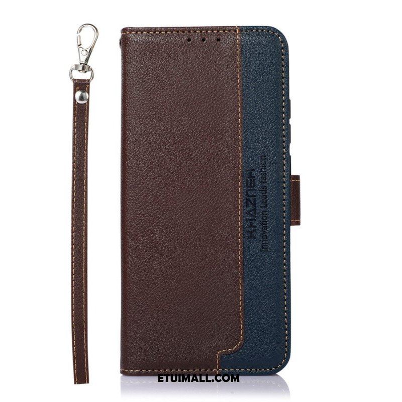 Etui Folio do Samsung Galaxy M32 Rfid Khazneh W Stylu Liczi