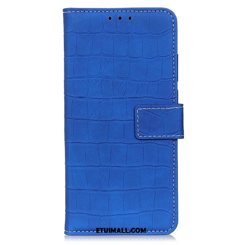 Etui Folio do Samsung Galaxy M33 5G Efekt Skóry Krokodyla