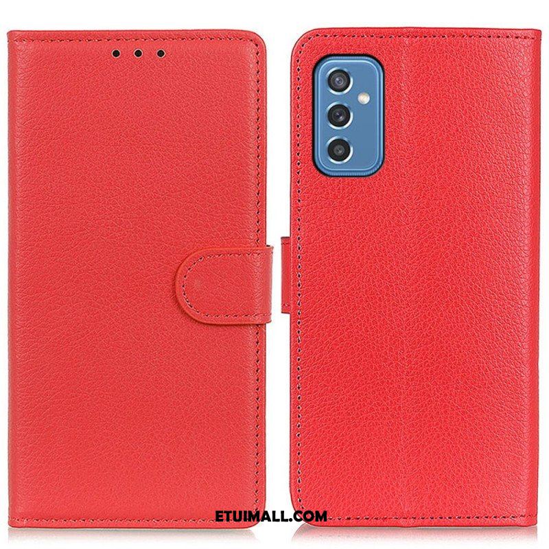 Etui Folio do Samsung Galaxy M52 5G Tekstura Liczi