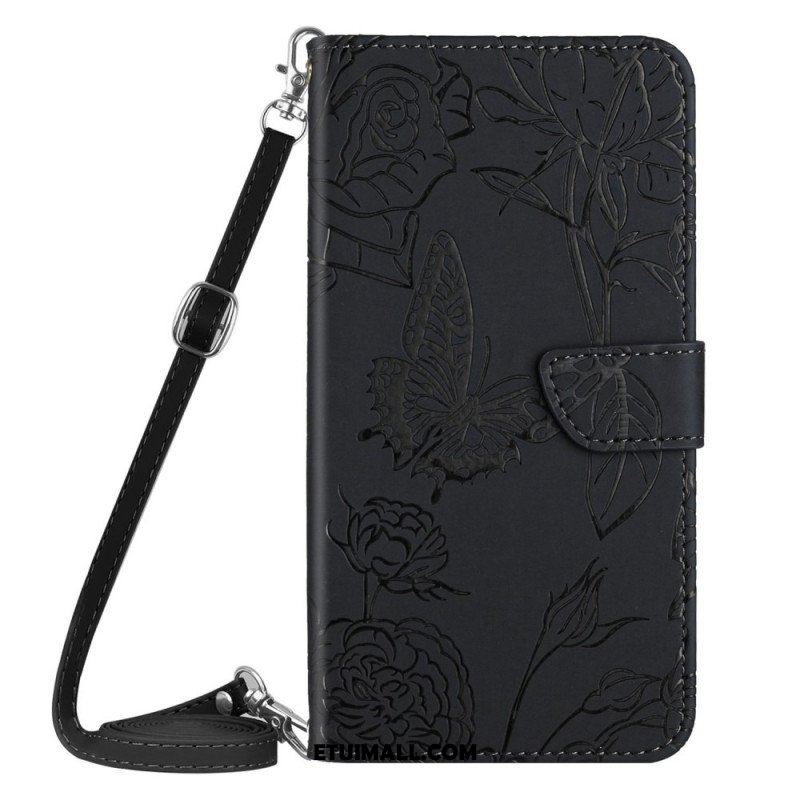 Etui Folio do Samsung Galaxy M52 5G Wzory Róż