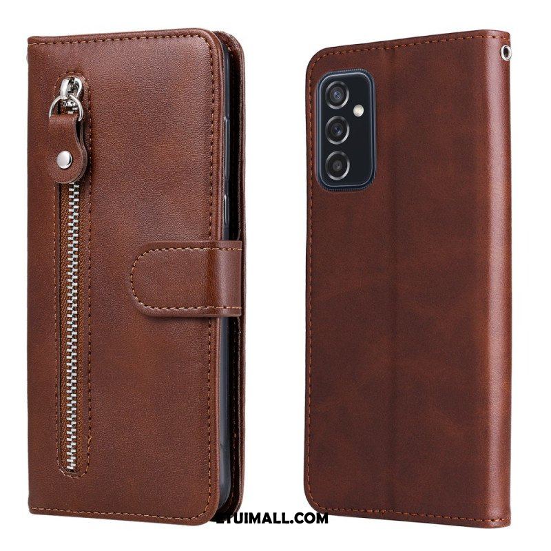 Etui Folio do Samsung Galaxy M52 5G Zamek Błyskawiczny