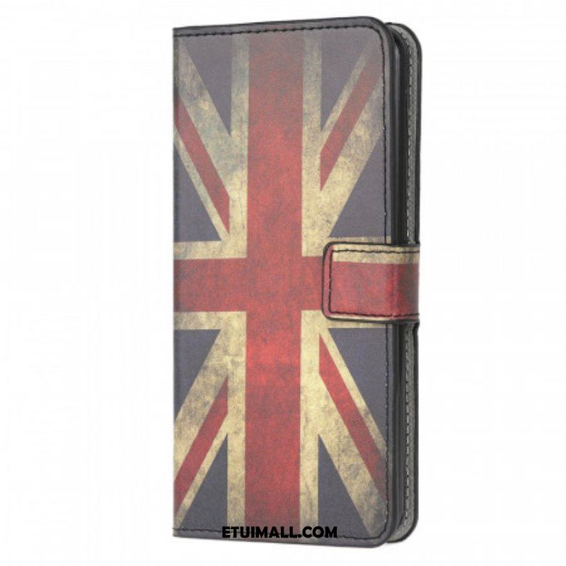 Etui Folio do Samsung Galaxy M53 5G Flaga Angielska