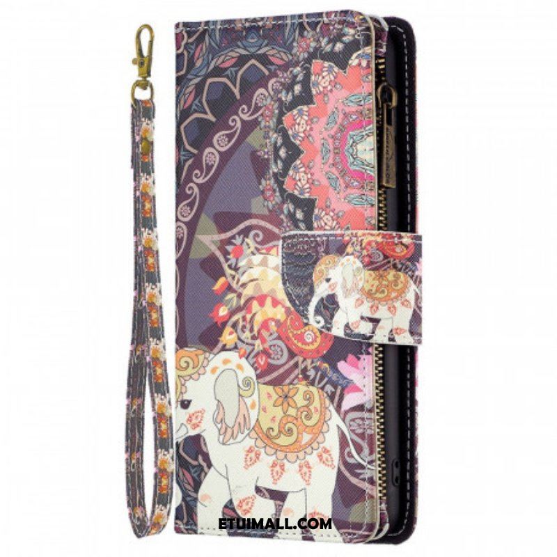 Etui Folio do Samsung Galaxy M53 5G Portfel Portfel Słonia