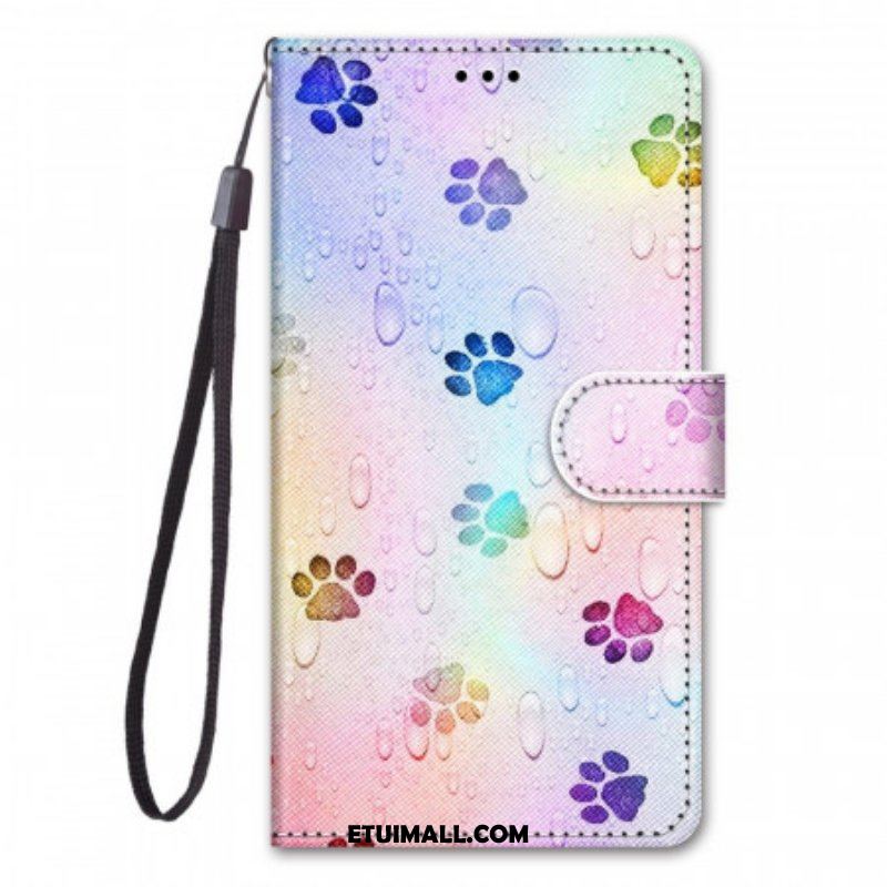 Etui Folio do Samsung Galaxy M53 5G Ślady Kota