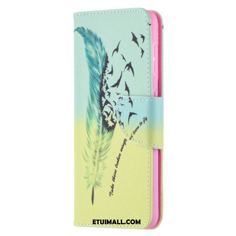 Etui Folio do Samsung Galaxy S21 5G Uczyć Się Latać