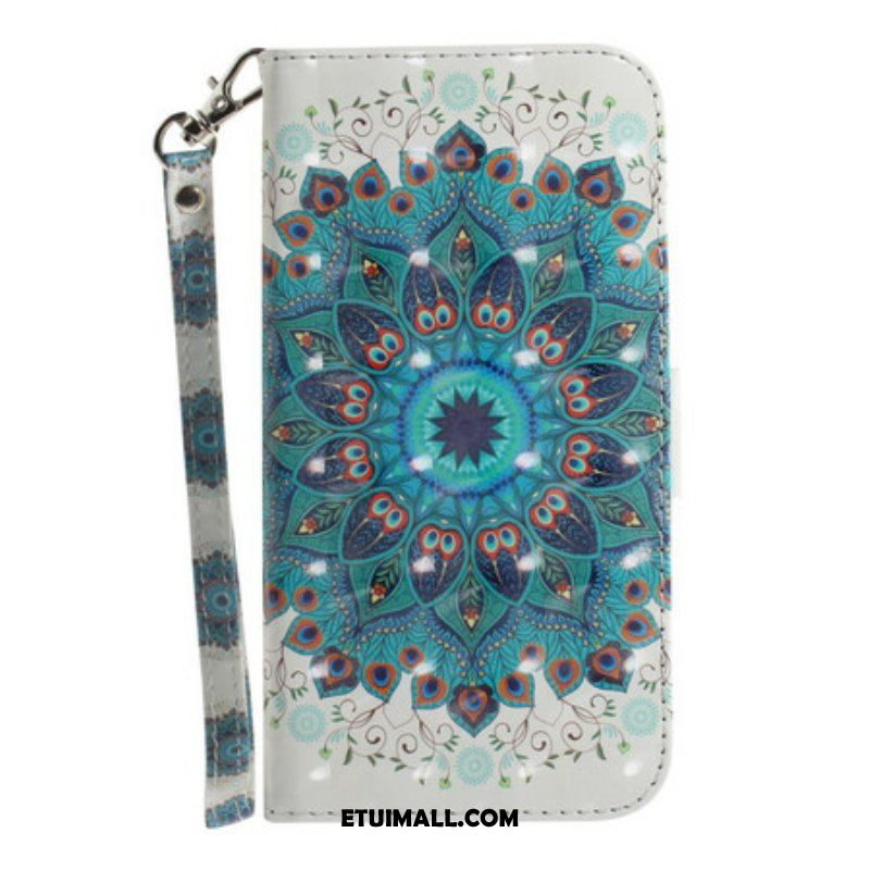 Etui Folio do Samsung Galaxy S21 FE z Łańcuch Mistrzowska Mandala Z Paskiem