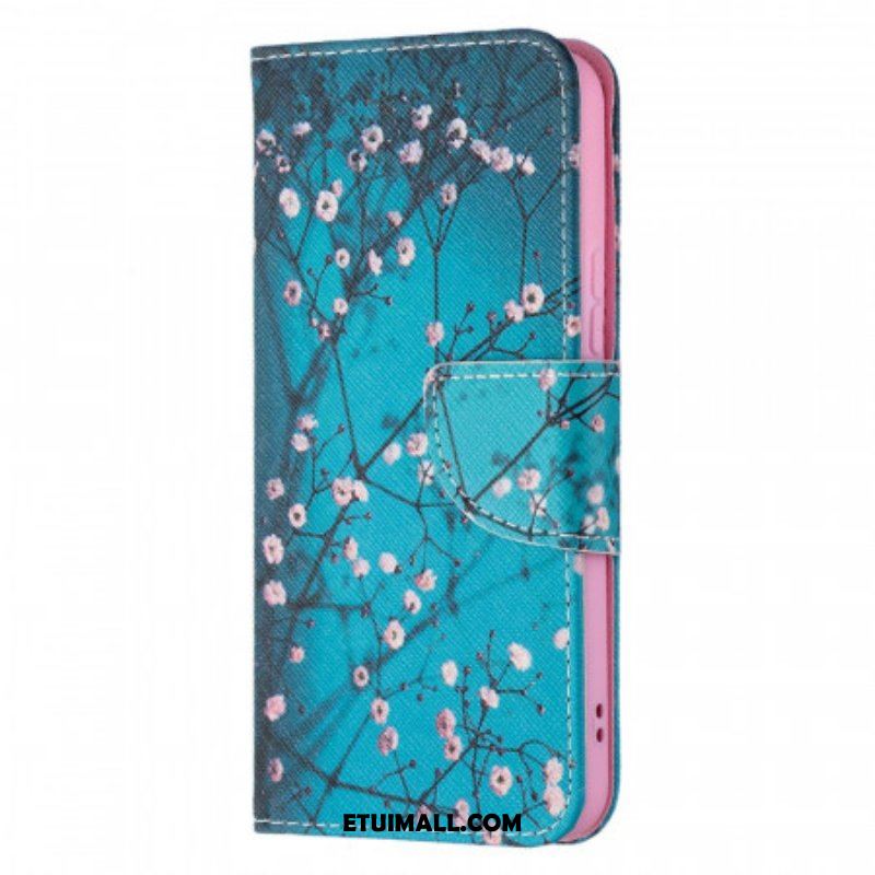 Etui Folio do Samsung Galaxy S22 5G Kwitnące Drzewo