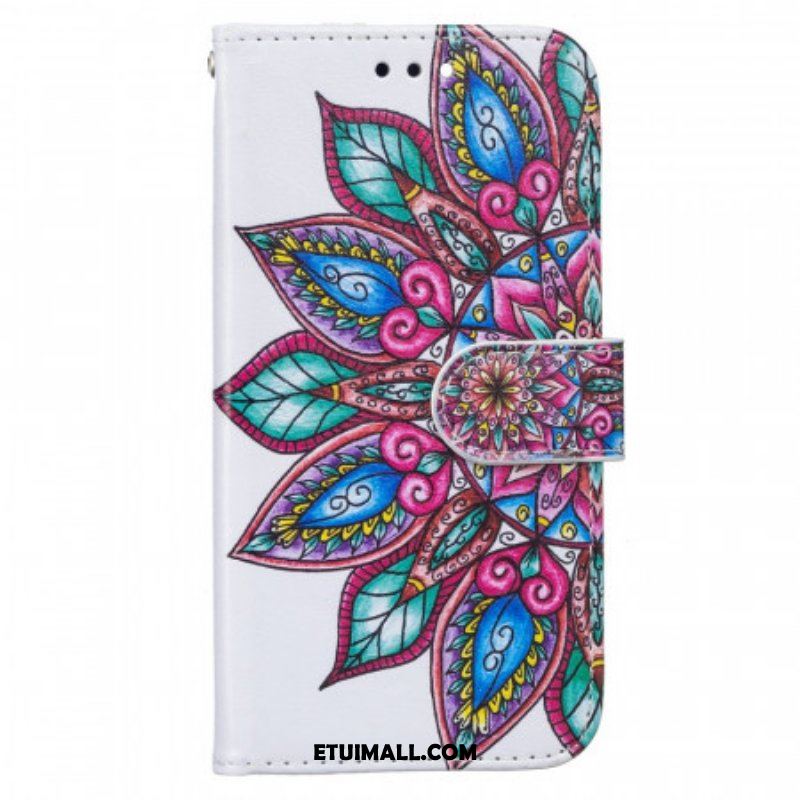 Etui Folio do Samsung Galaxy S22 Plus 5G Rysowane Mandali