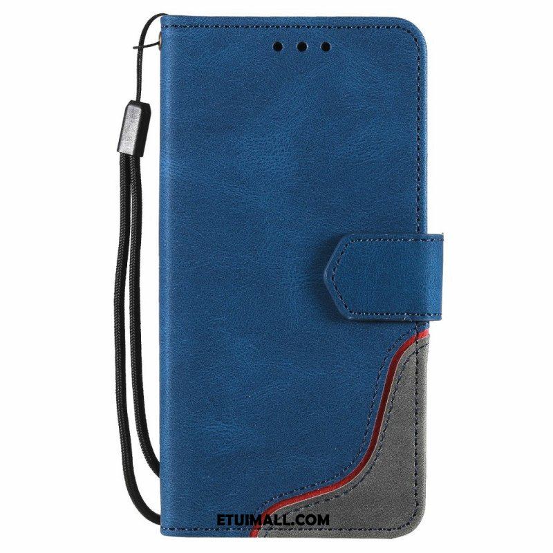 Etui Folio do Samsung Galaxy S22 Ultra 5G Fala W Dotyku Skóry