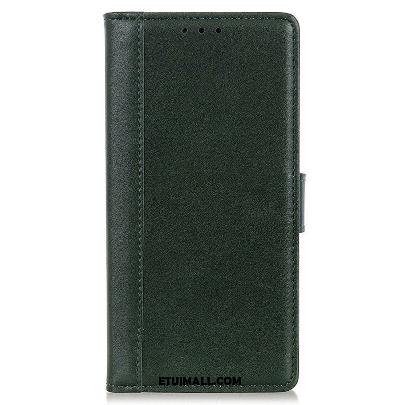 Etui Folio do Samsung Galaxy S22 Ultra 5G Stylowa Skórzana Elegancja