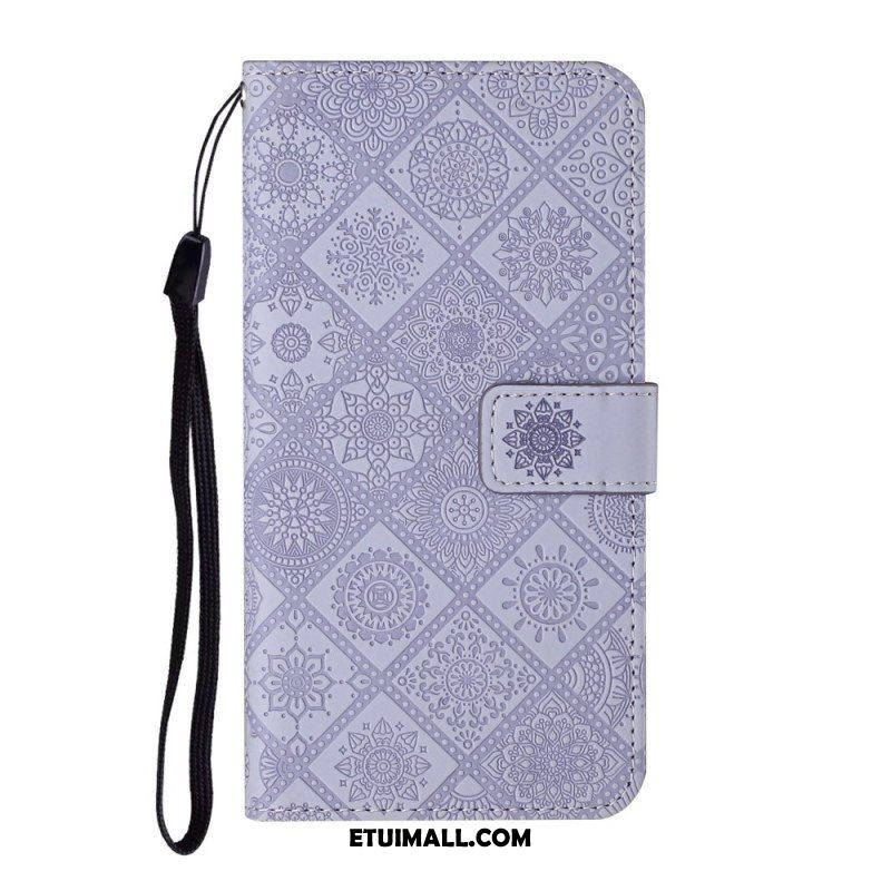 Etui Folio do Samsung Galaxy S23 5G Wzór Gobelinu