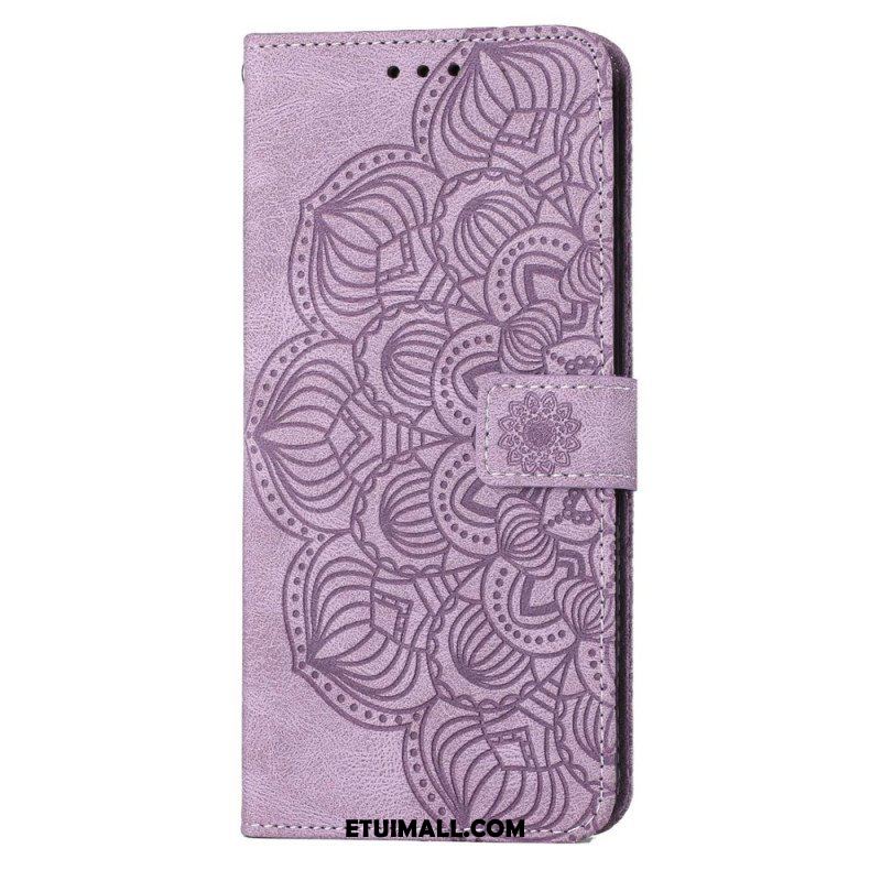 Etui Folio do Samsung Galaxy S23 Plus 5G z Łańcuch Paskowata Mandala