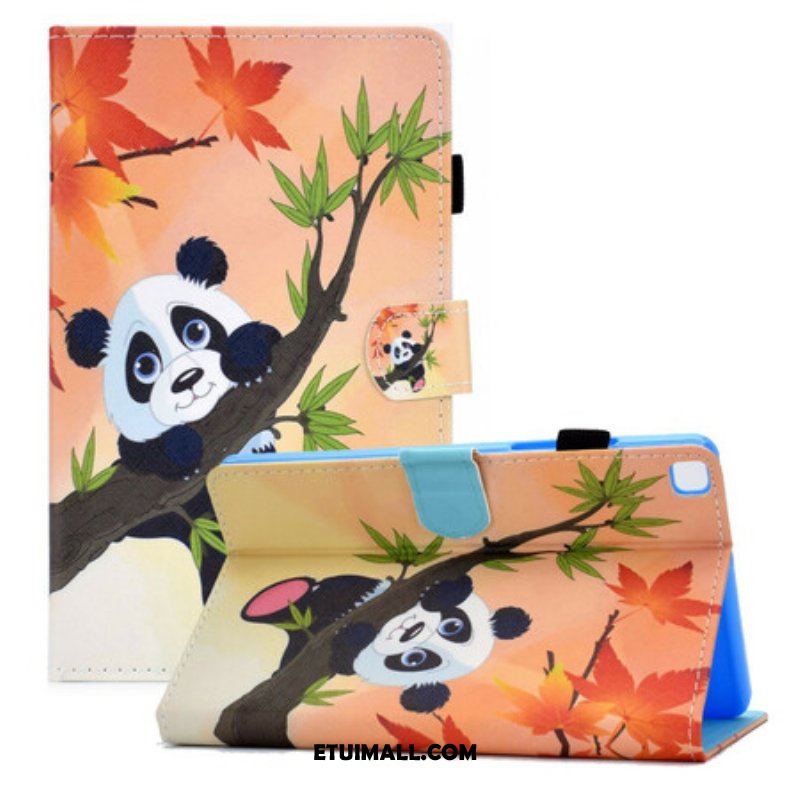 Etui Folio do Samsung Galaxy Tab A7 Lite Śliczna Panda