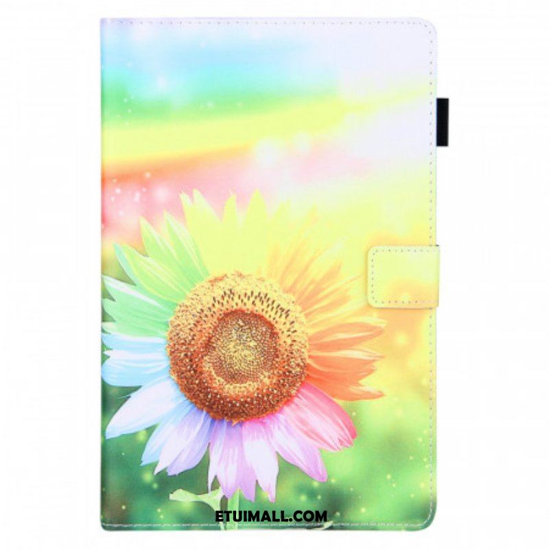 Etui Folio do Samsung Galaxy Tab A8 (2021) Kwiaty W Słońcu