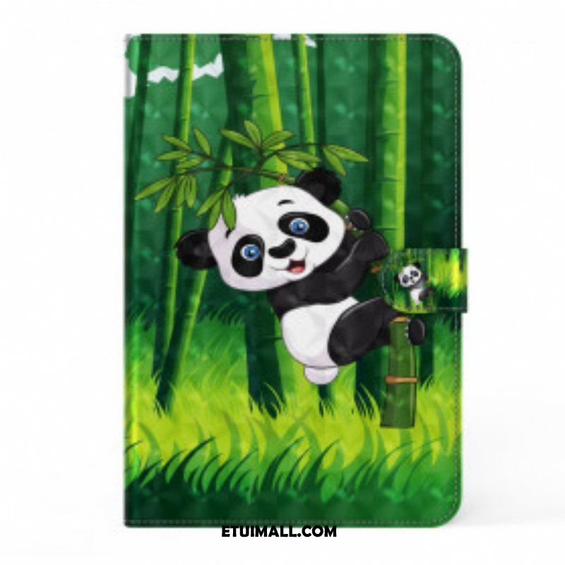 Etui Folio do Samsung Galaxy Tab S8 / Tab S7 Panda Ze Sztucznej Skóry