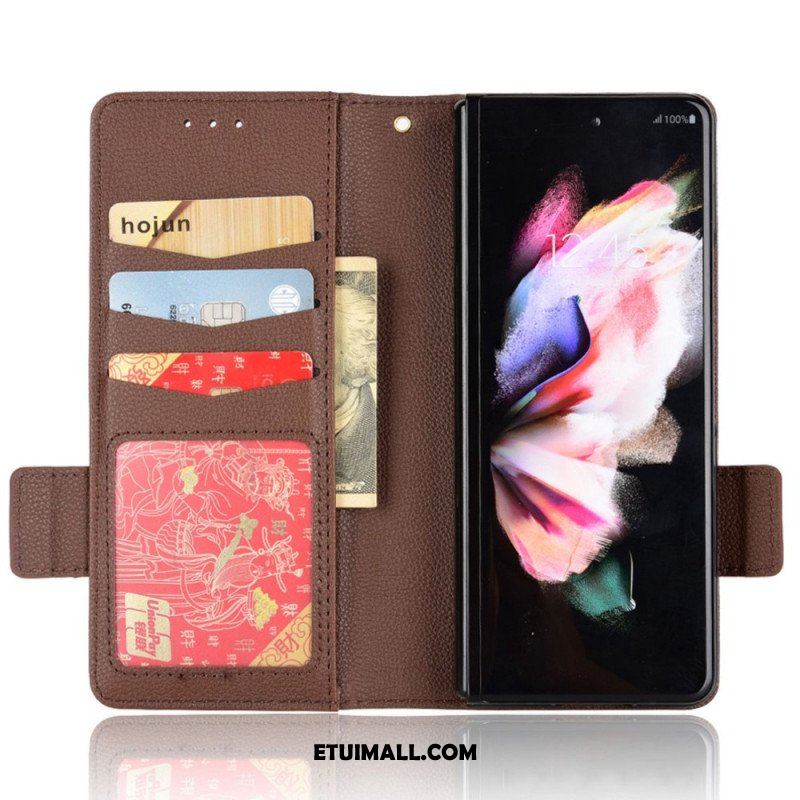 Etui Folio do Samsung Galaxy Z Fold 4 Winston Ze Sztucznej Skóry
