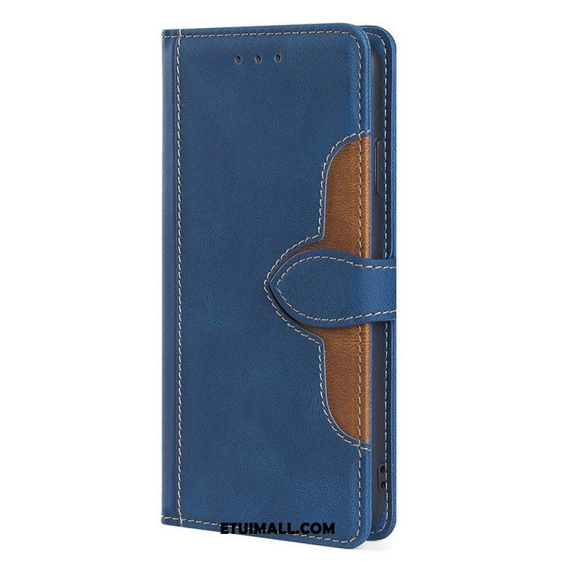 Etui Folio do Sony Xperia 1 IV Dwukolorowy Kwiatowy