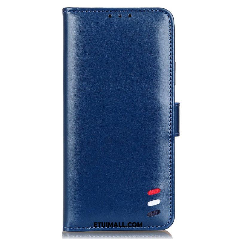 Etui Folio do Sony Xperia Pro-I Trójkolorowy Efekt Skóry