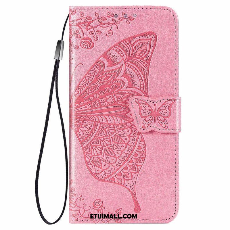 Etui Folio do Xiaomi 12 Lite Barokowy Motyl