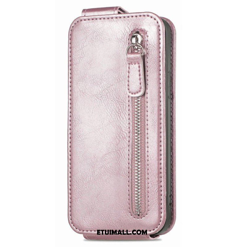 Etui Folio do Xiaomi 12 Lite Portfel Skórzany Futerał Pionowe Przerzucanie Z Portfelem