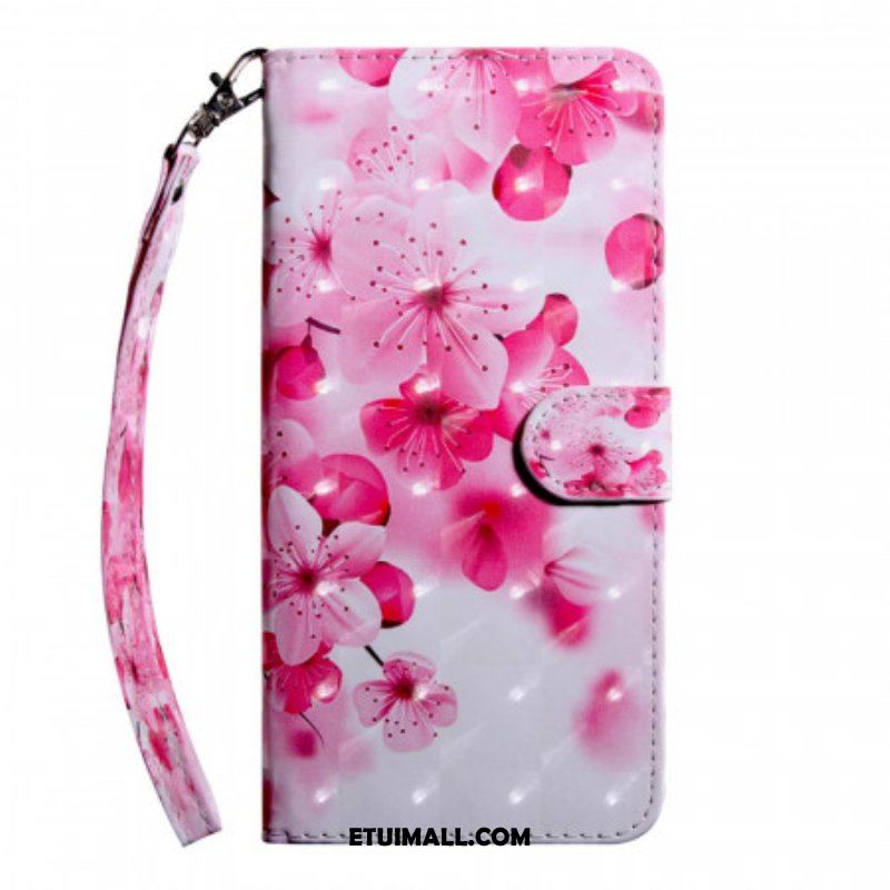 Etui Folio do Xiaomi Redmi Note 11 Pro Plus 5G Różowe Kwiaty
