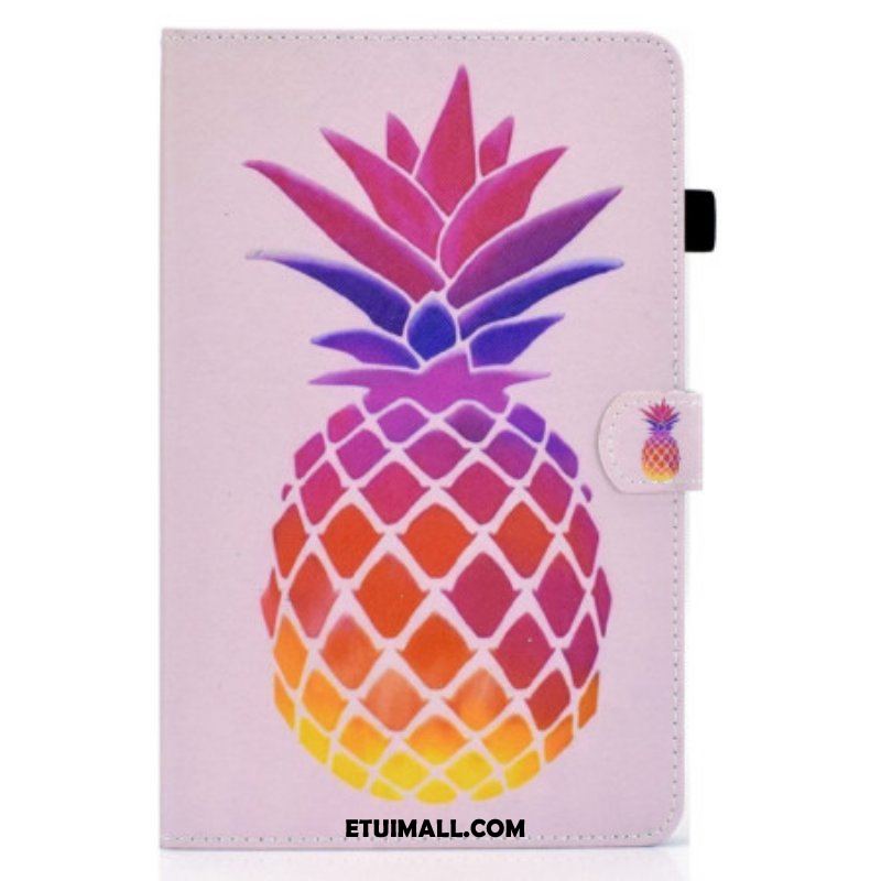 Etui Folio do iPad 10.9" (2022) Kolorowy Ananas