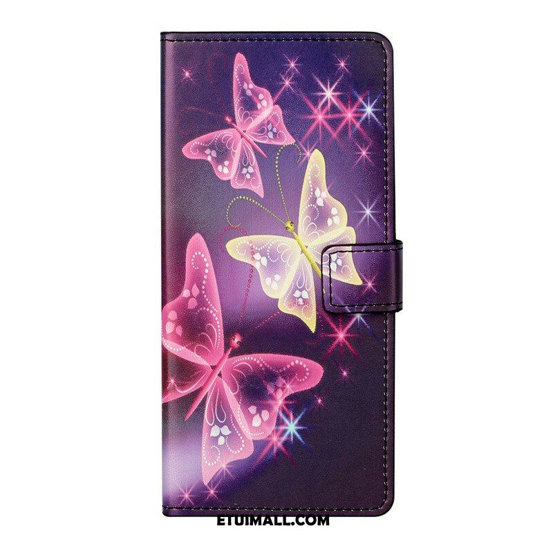 Etui Folio do iPhone 13 Pro Szalone Motyle