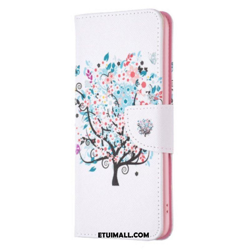 Etui Folio do iPhone 14 Pro Kwitnące Drzewo