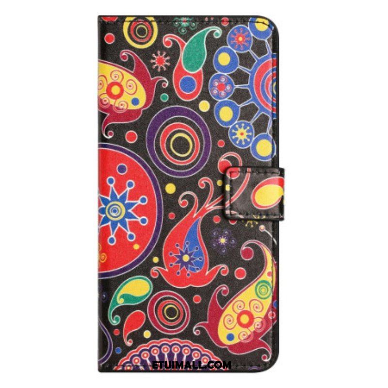 Etui Folio do iPhone 14 Pro Wzór Galaktyki