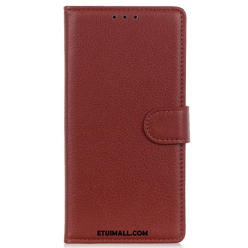 Etui Folio do iPhone 14 Tradycyjnie Liczi