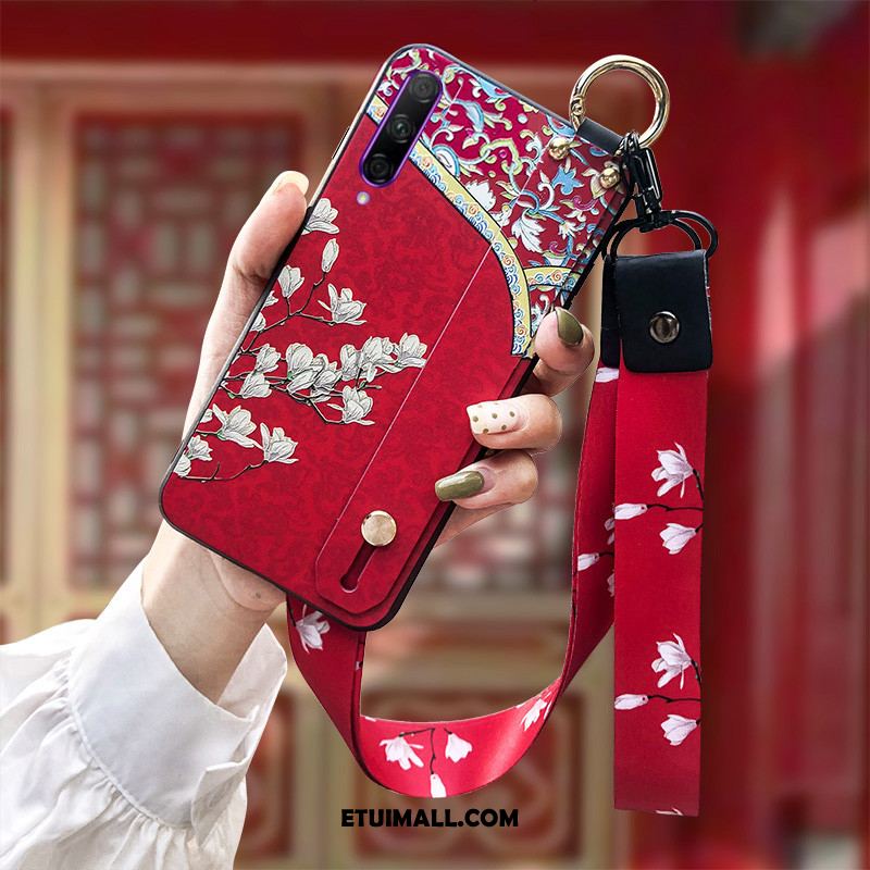 Etui Honor 9x Pro Chiński Styl Telefon Komórkowy Relief Anti-fall Czerwony Pokrowce Sklep