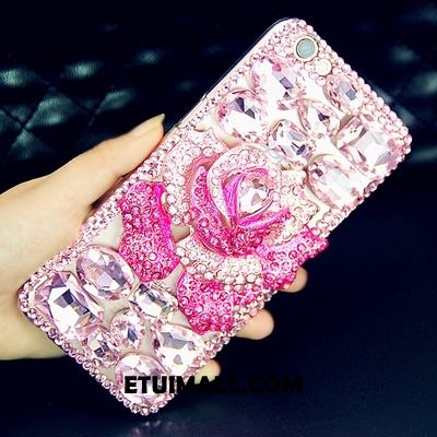 Etui Htc Desire 12 Rhinestone Czerwony Netto Różowe Telefon Komórkowy Luksusowy Pokrowce Oferta