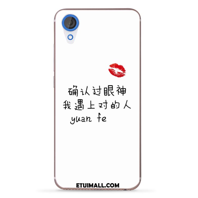 Etui Htc Desire 825 Biały Czerwony Netto Telefon Komórkowy Obudowa Sklep