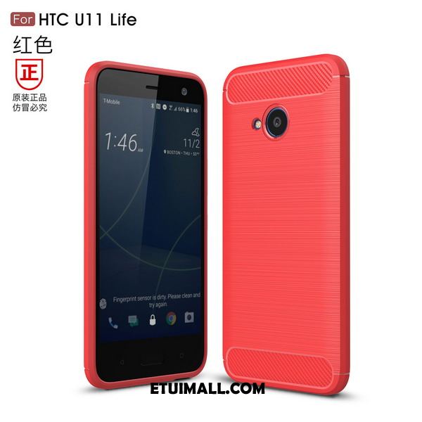 Etui Htc U11 Life Czerwony Ochraniacz Miękki Anti-fall Telefon Komórkowy Futerał Na Sprzedaż