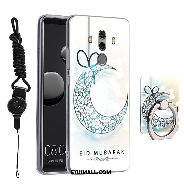 Etui Huawei Mate 10 Pro Miękki Ring Niebieski Relief Telefon Komórkowy Futerał Oferta