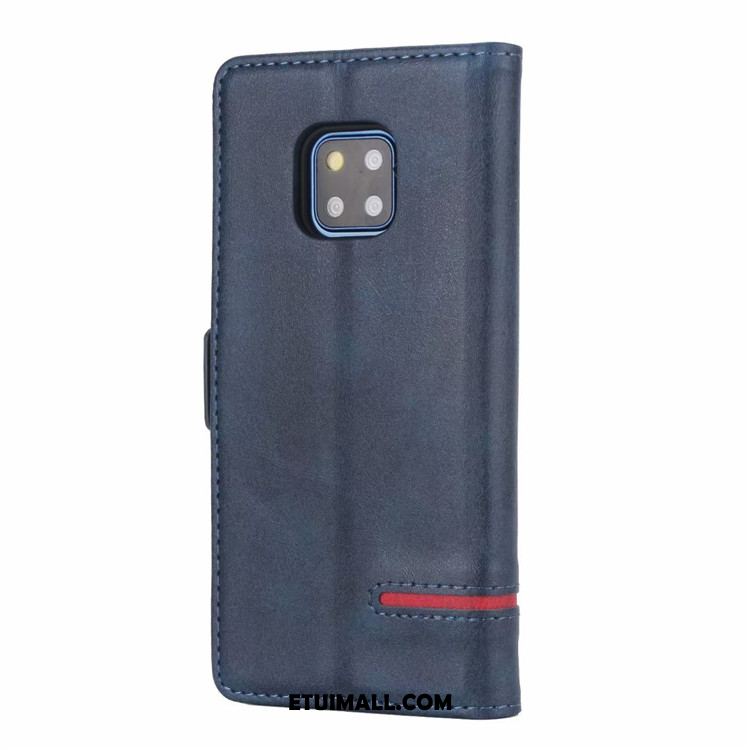 Etui Huawei Mate 20 Pro Skórzany Futerał Ciemno Niebieski Telefon Komórkowy Portfel All Inclusive Pokrowce Dyskont