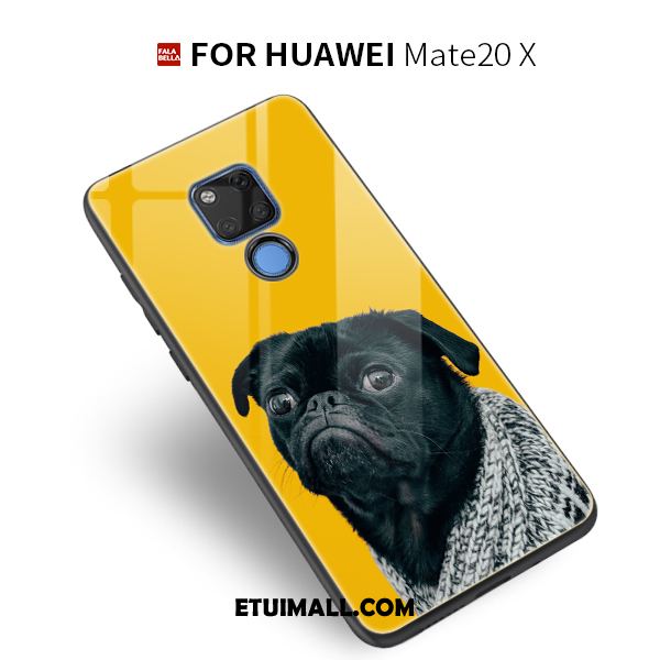 Etui Huawei Mate 20 X Szkło Kreatywne Anti-fall Wiszące Ozdoby Szkło Hartowane Pokrowce Tanie