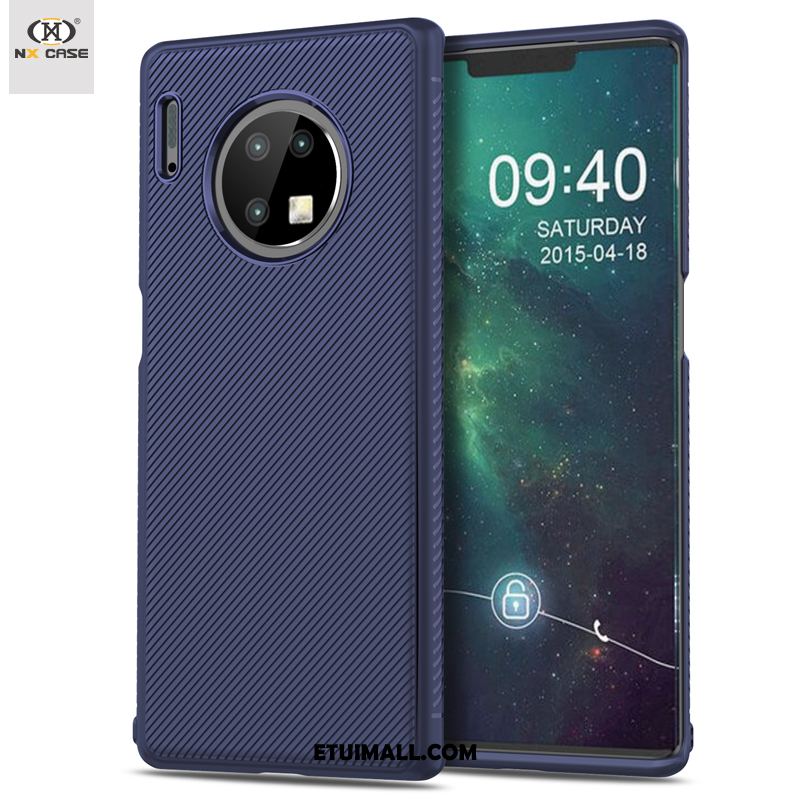 Etui Huawei Mate 30 Kreatywne Cienkie Eleganckie Anti-fall Nubuku Futerał Tanie