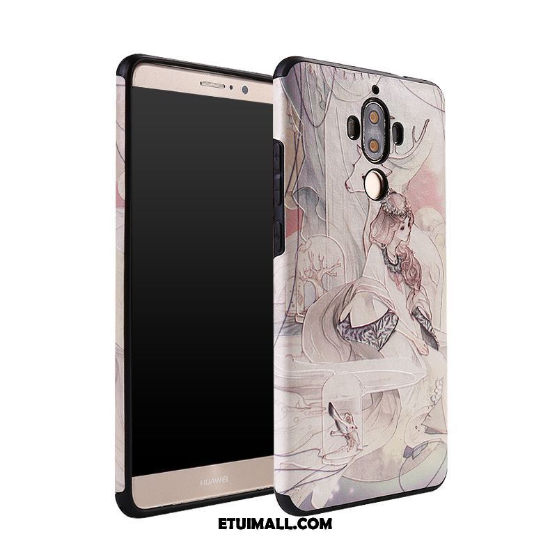 Etui Huawei Mate 9 All Inclusive Szary Relief Telefon Komórkowy Pokrowce Tanie