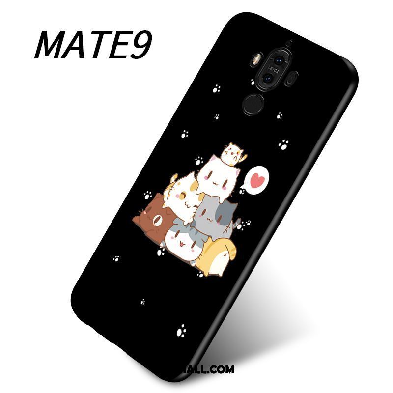 Etui Huawei Mate 9 Cienkie Czarny Ochraniacz Miękki Telefon Komórkowy Futerał Tanie