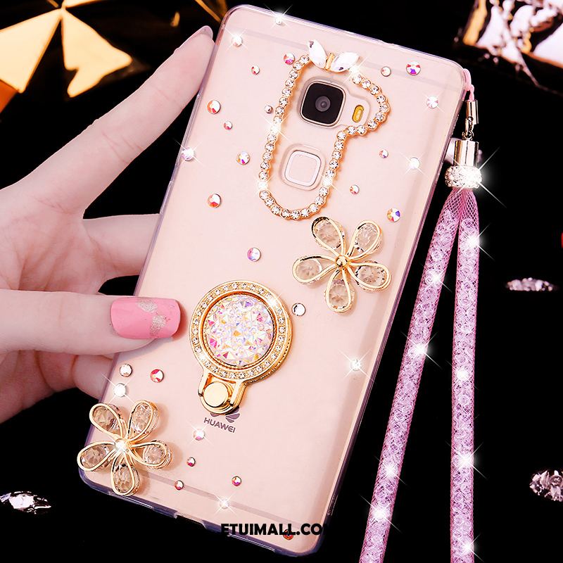 Etui Huawei Mate S Silikonowe Tendencja Miękki Rhinestone Przezroczysty Obudowa Tanie