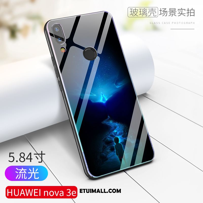 Etui Huawei Nova 3e Niebieski All Inclusive Wysoki Koniec Szkło Anti-fall Obudowa Online