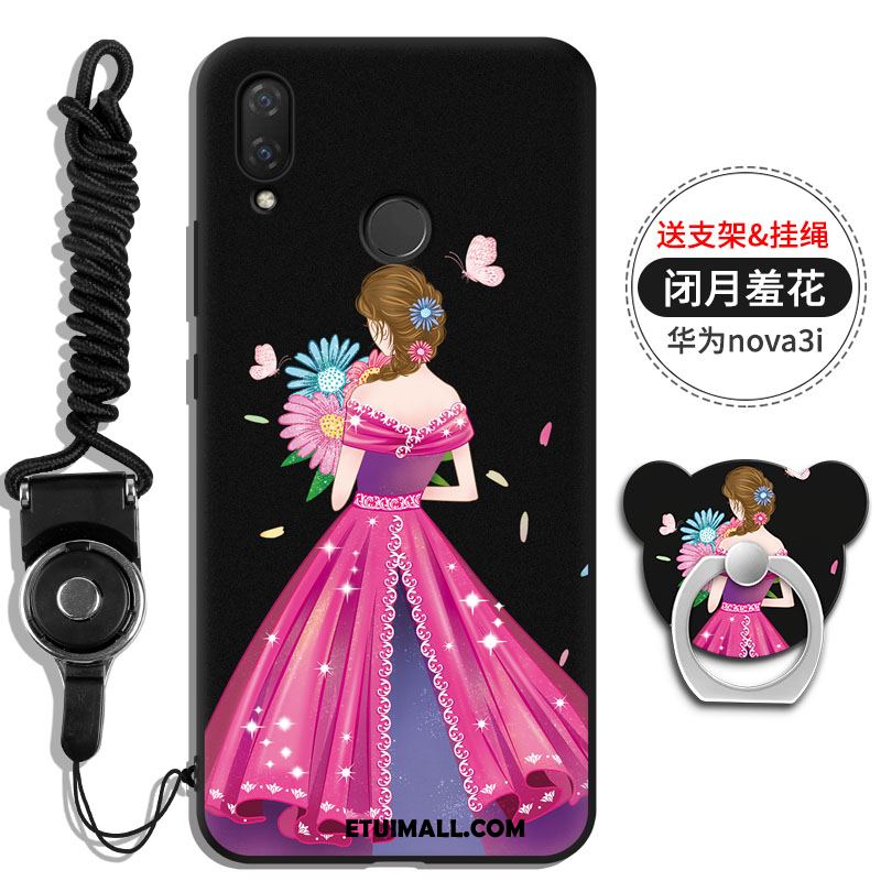 Etui Huawei Nova 3i Ring Telefon Komórkowy Wisząca Szyja Wspornik Rhinestone Pokrowce Kup