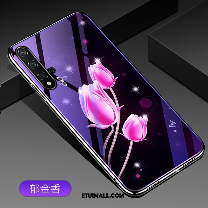 Etui Huawei Nova 5t Szkło Czerwony Netto Purpurowy Tendencja Telefon Komórkowy Obudowa Sprzedam