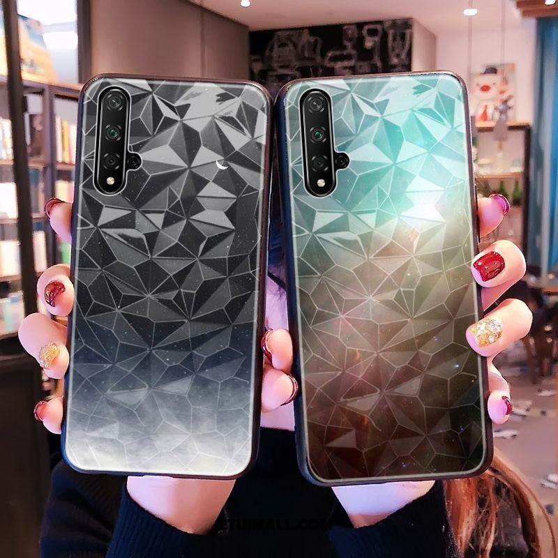 Etui Huawei Nova 5t Wzór Telefon Komórkowy Modna Marka Czerwony Netto Kształt Diamentu Pokrowce Na Sprzedaż