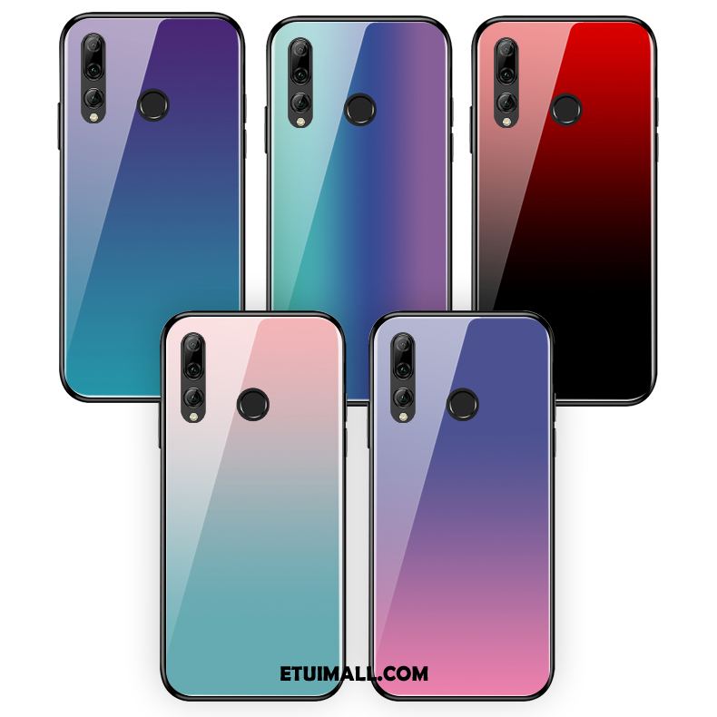 Etui Huawei P Smart+ 2019 Czerwony Telefon Komórkowy Kolor Szkło Jasny Futerał Tanie